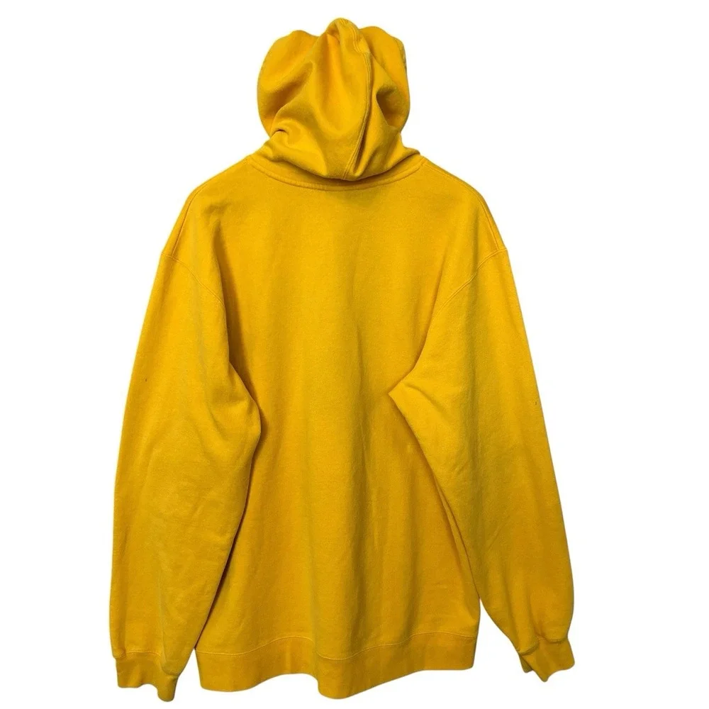 Adidas LA Lakers Mens Hoodie XXL Gold Graphic Basketball Sweatshirt Los Angeles